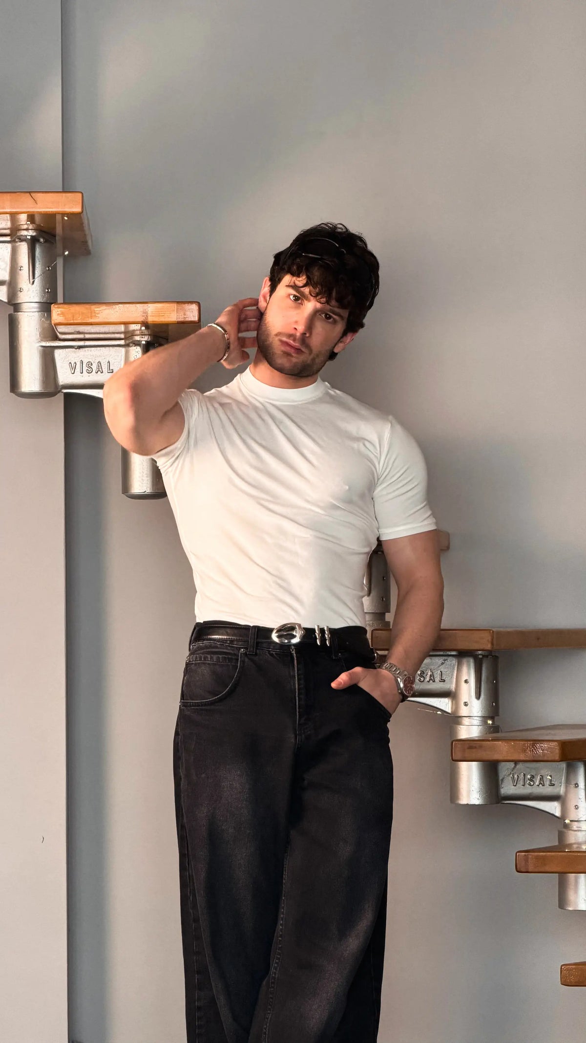 Slim Fit Baby Tee Beyaz