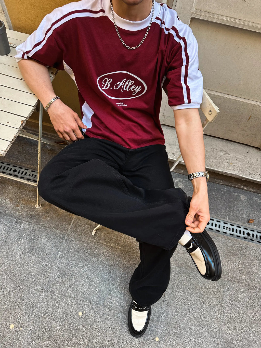 B.Alley Baggy Jeans Siyah