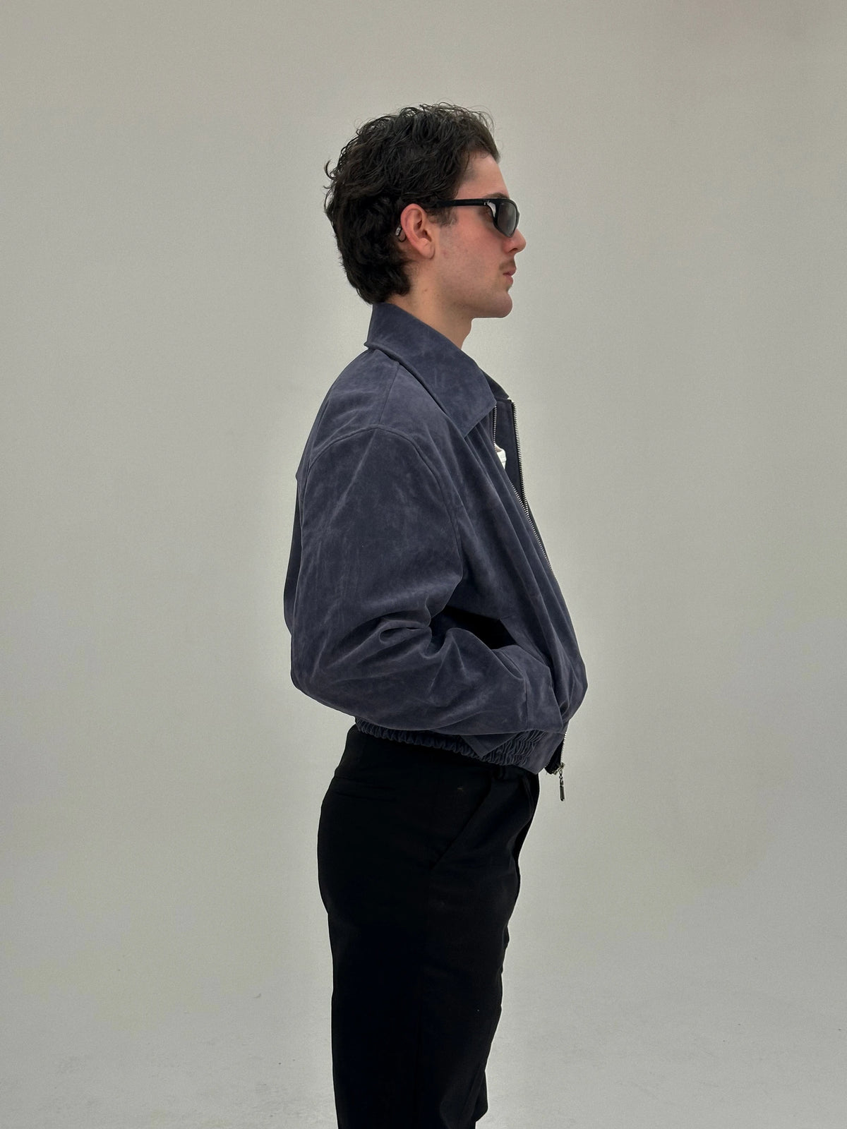 Noir Süet Ceket (indigo)
