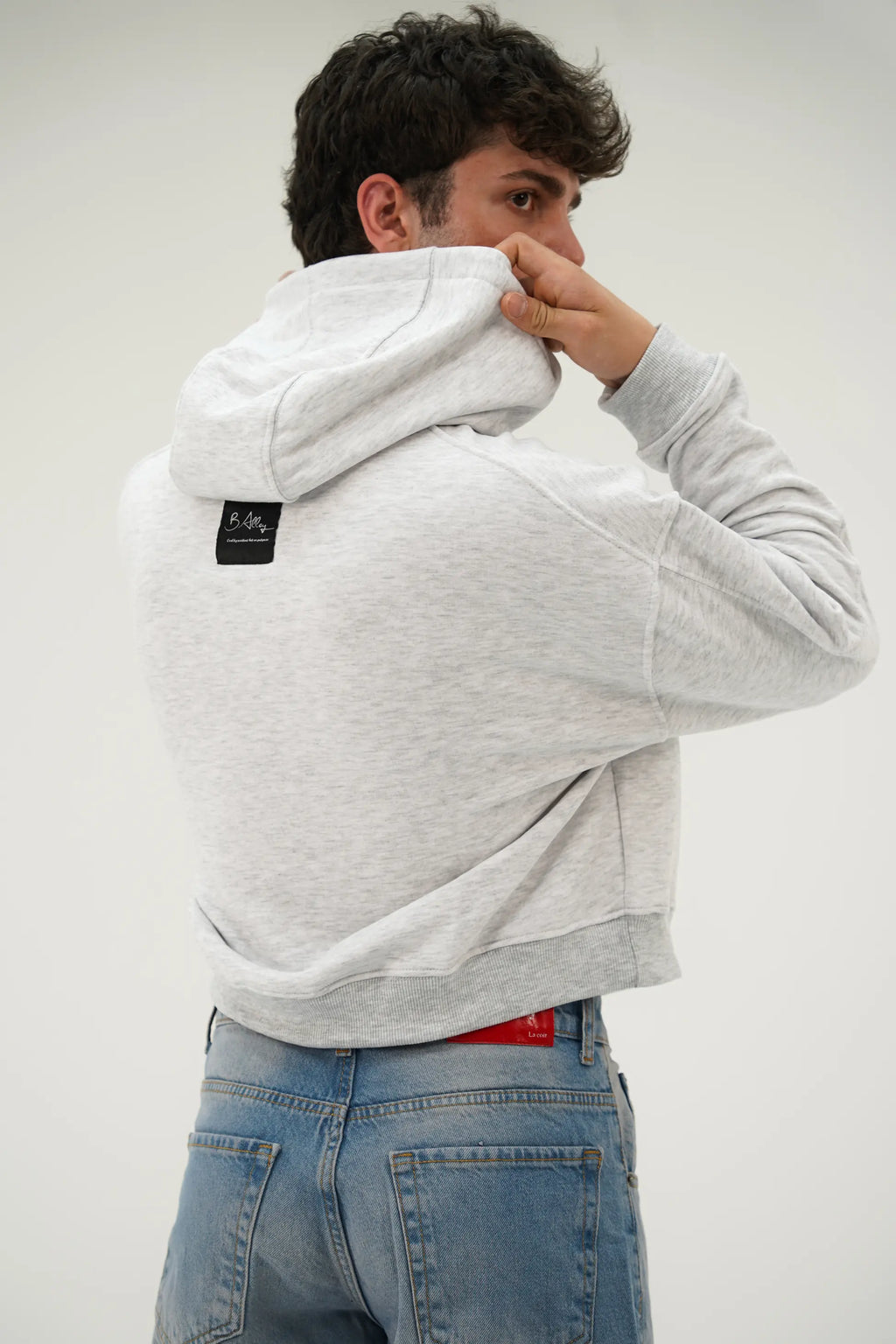 Boxy Gri Sweatshirt
