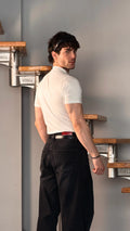 Slim Fit Baby Tee Beyaz