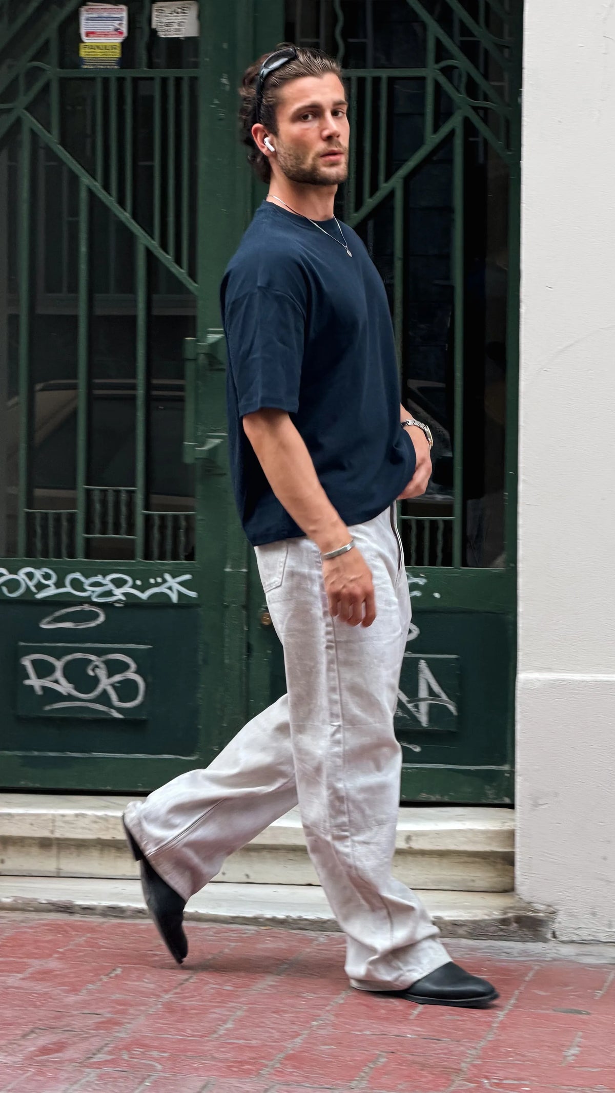 Lacivert Oversize Boxy Fit Tshirt