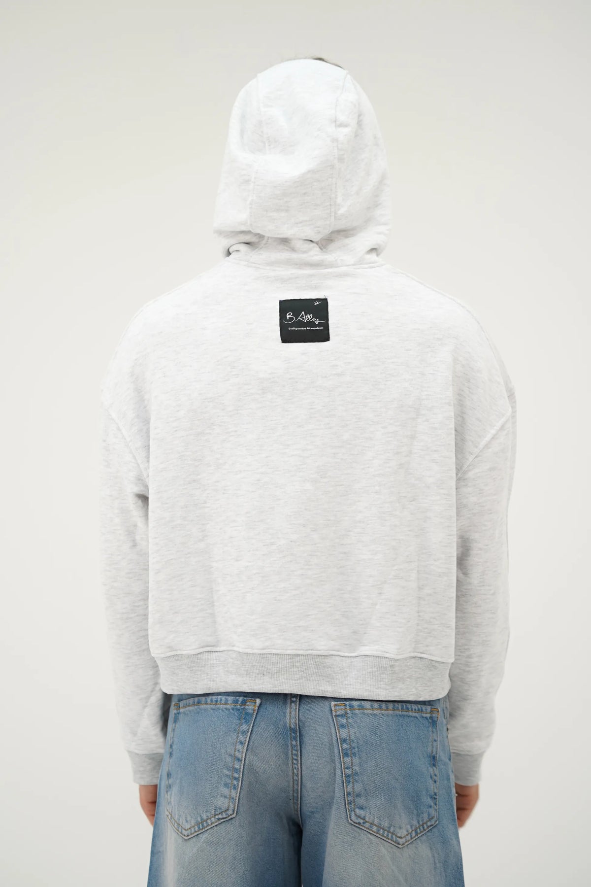 Boxy Gri Sweatshirt