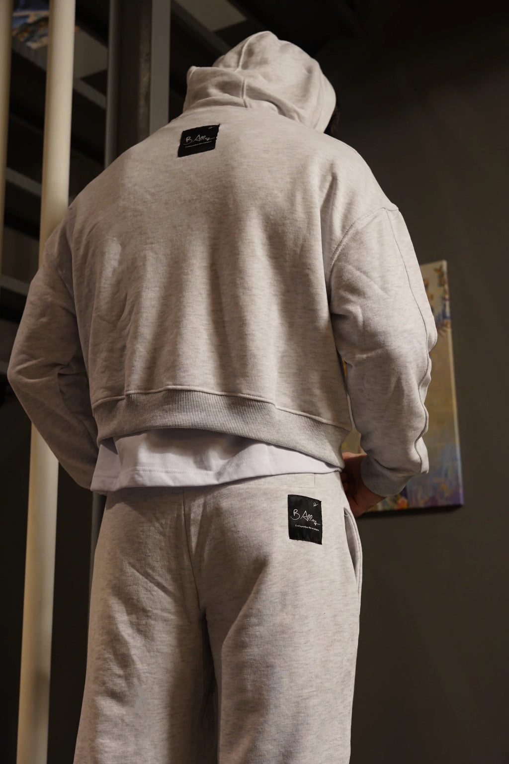 Baggy Gri Melanj Eşofman