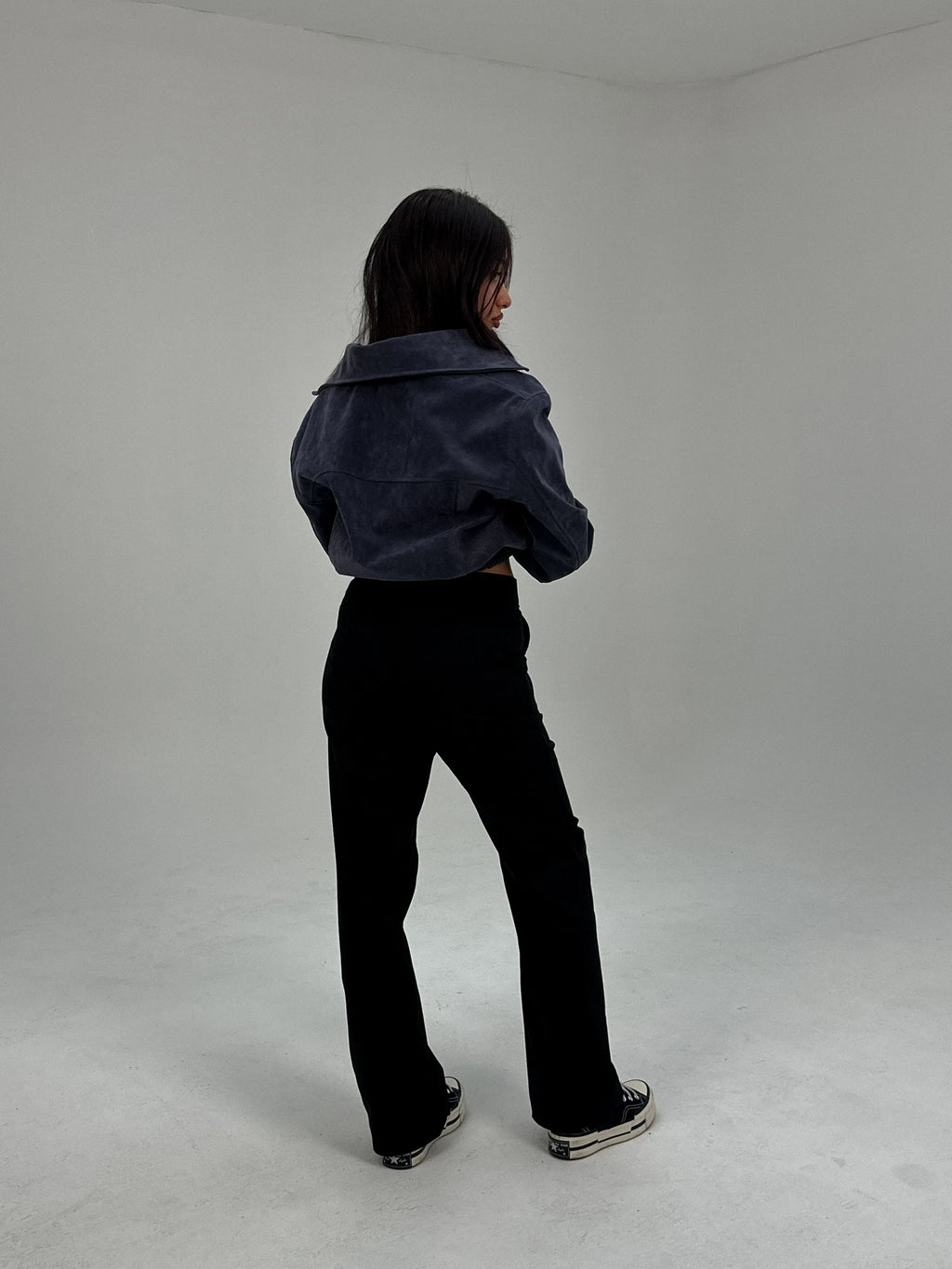 Noir Süet Ceket (indigo)