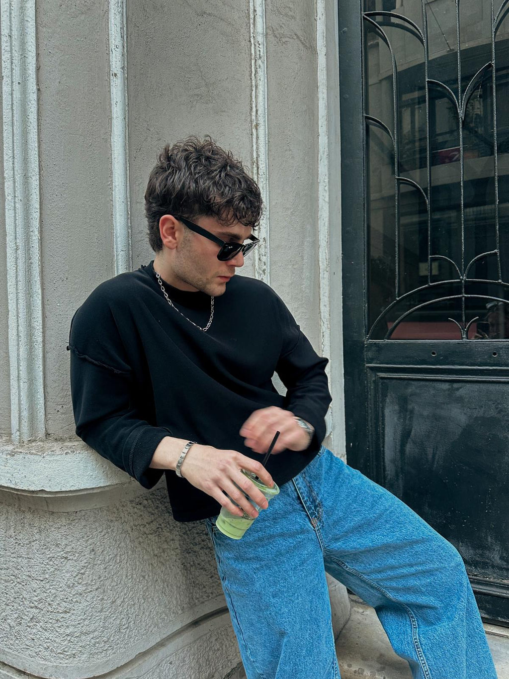 B.Alley Baggy Jeans Mavi