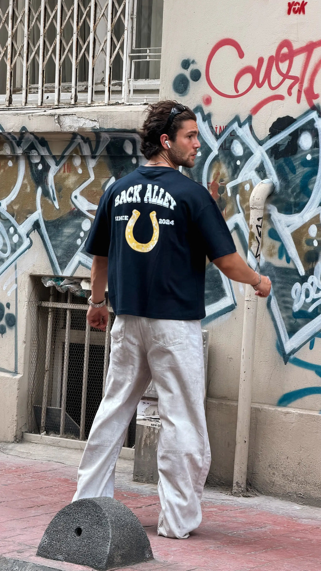Lacivert Oversize Boxy Fit Tshirt