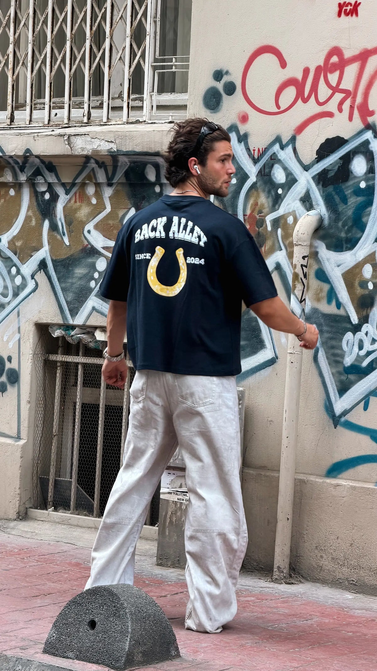 Lacivert Oversize Boxy Fit Tshirt