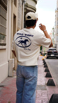Kutup Beyazı Oversize Boxy Fit Tshirt