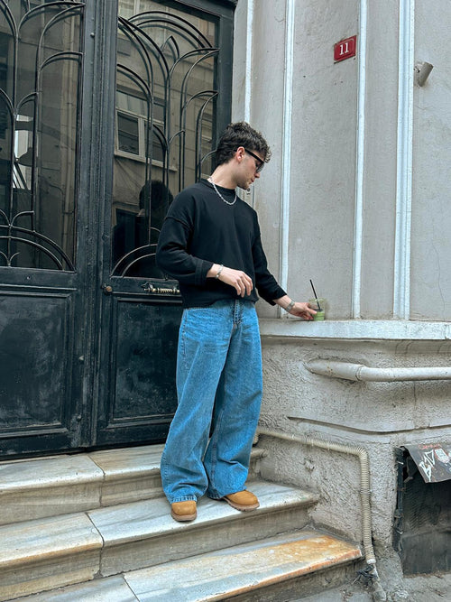 B.Alley Baggy Jeans Mavi