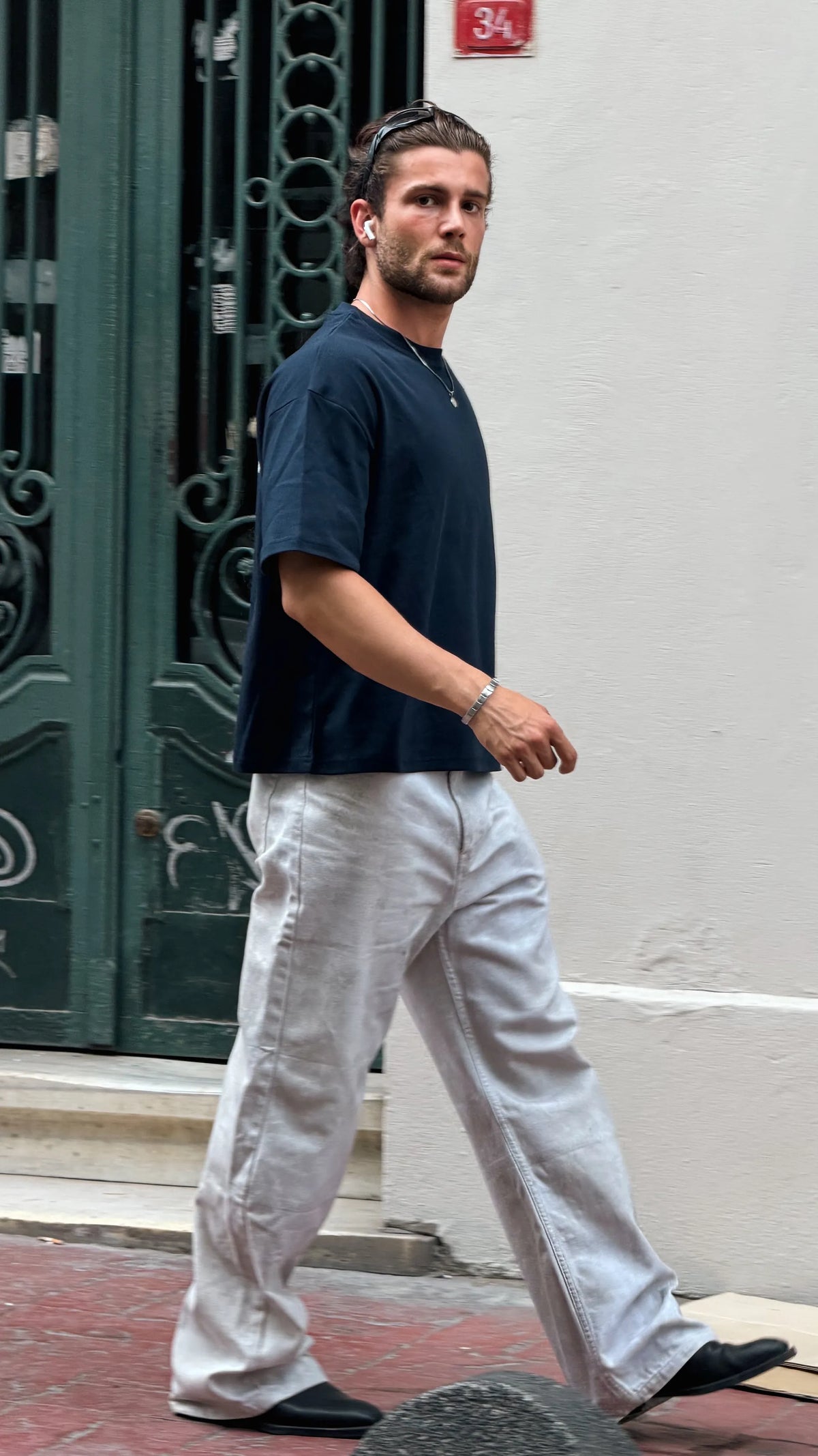 Lacivert Oversize Boxy Fit Tshirt